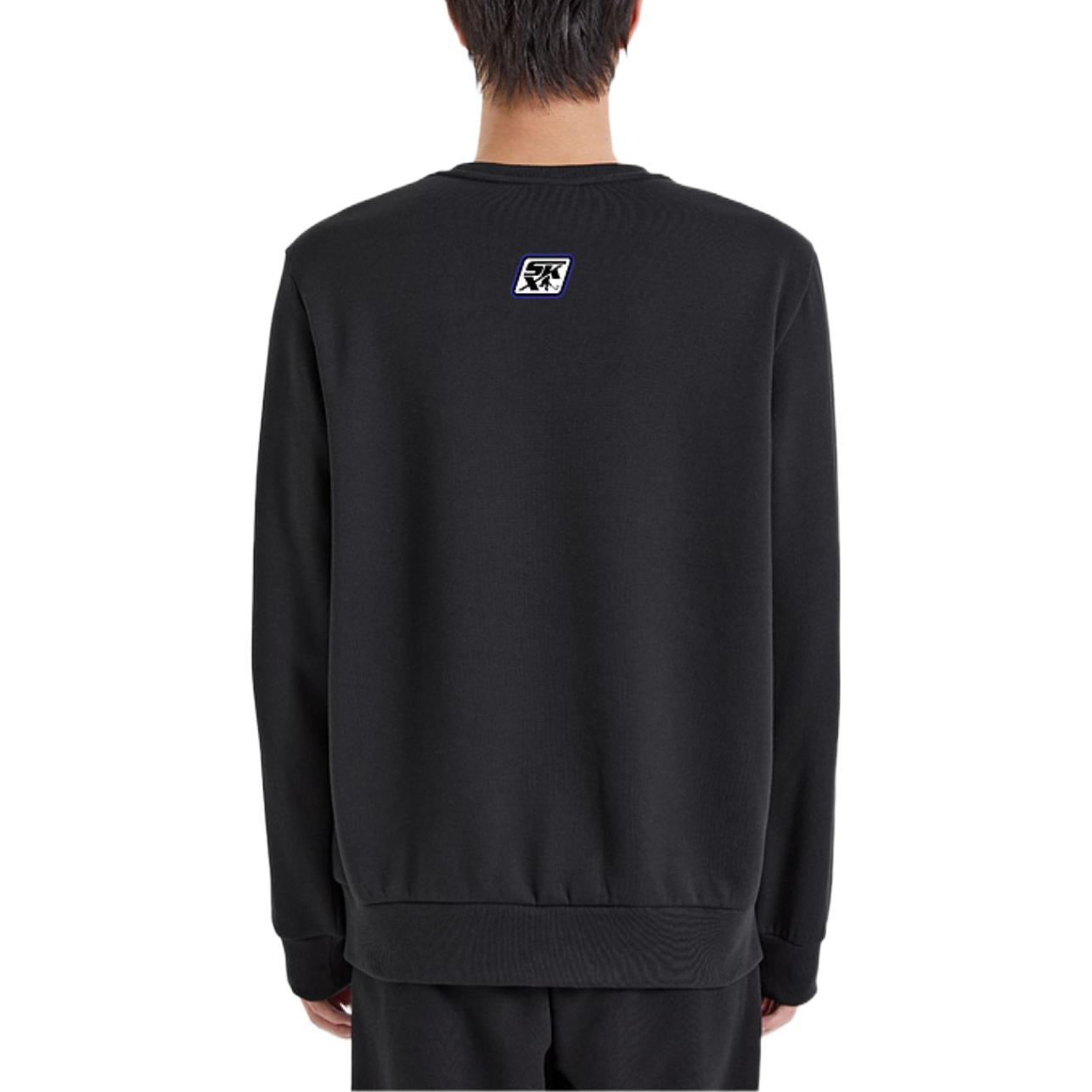 Skechers SKX Printed Crew Sweater 'Black White' L422M176