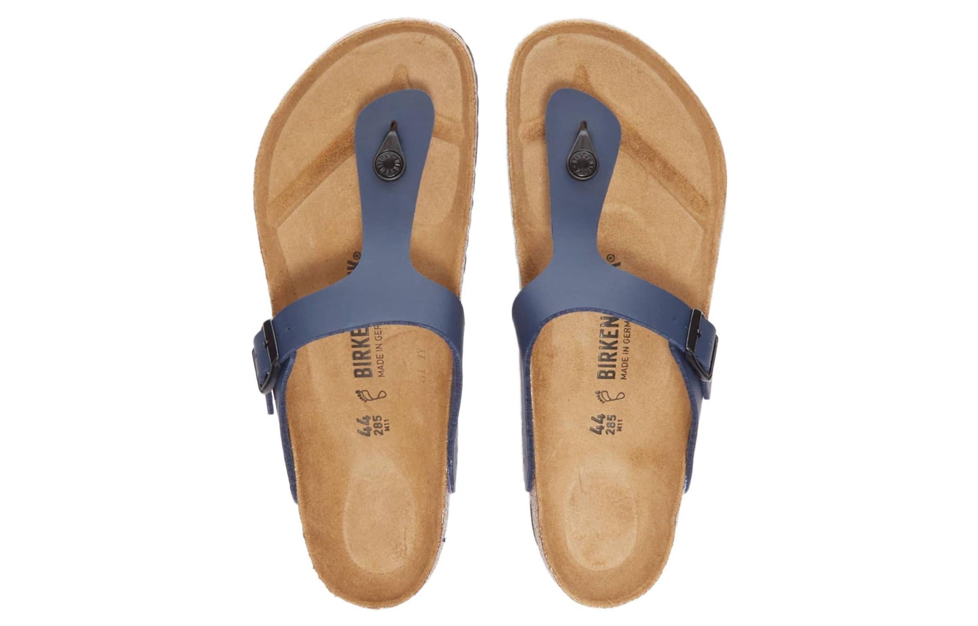(WMNS) Birkenstock Arizona Big Buckle Oiled Leather 'Blue' 143621