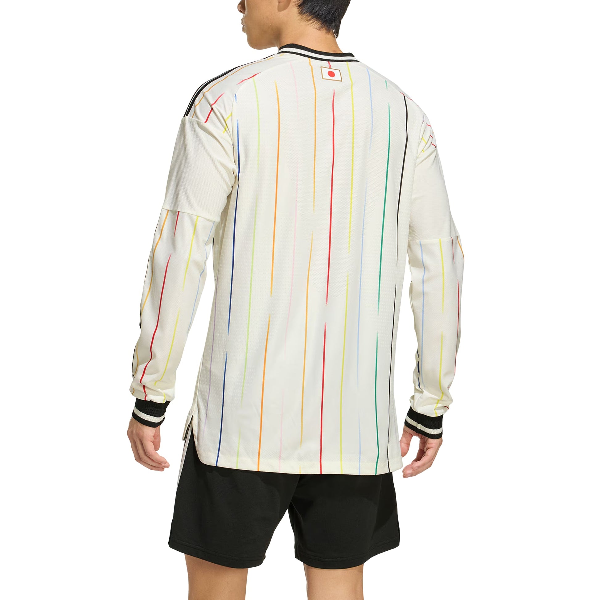 adidas Japan 26 Away Authentic Long Sleeve Jersey Asia Sizing 'Off White Black' JZ9698