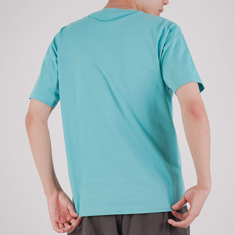 New Balance x Noritake Crossover Funny Cartoon Photo Printing Casual Short Sleeve Lake Blue T-Shirt AMT12399-ESK