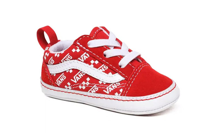 Vans Infant Logo Repeat Old Skool Crib Red VN0A4P3TW35