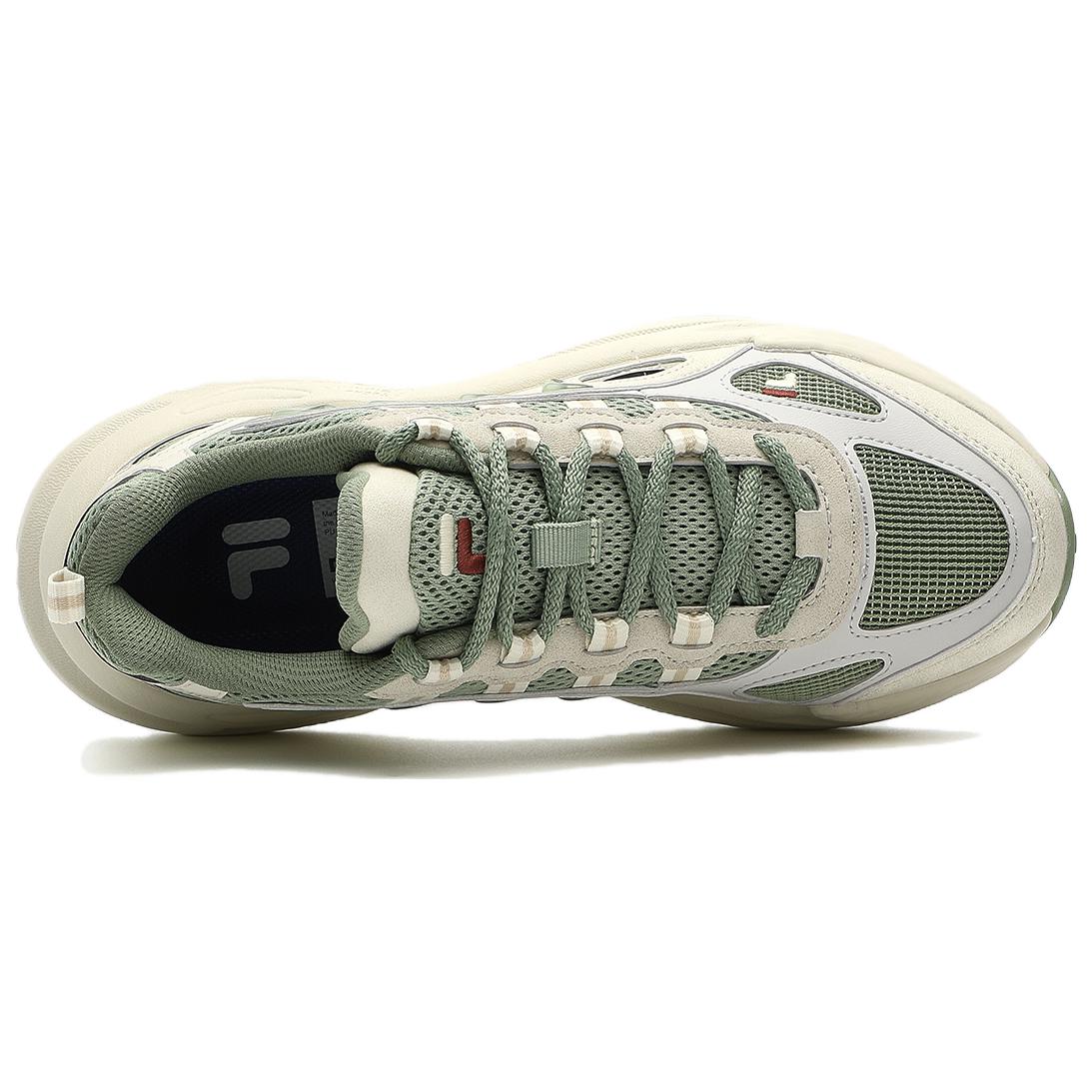 (WMNS) FILA FUSION SKY TRAIL DX Sneakers 'Beige Green' T12W331601FMA