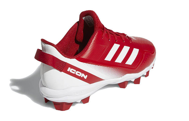 (GS) adidas Icon 7 Mid Cleats 'Red' S23918