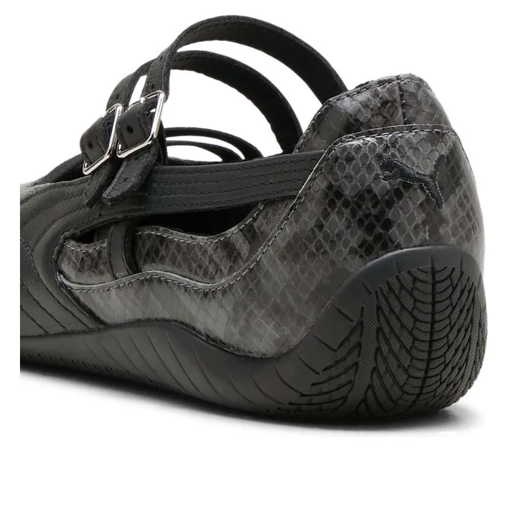 (WMNS) PUMA Speedcat Ballet Snake 'Cool Dark Gray Black' 405326-02