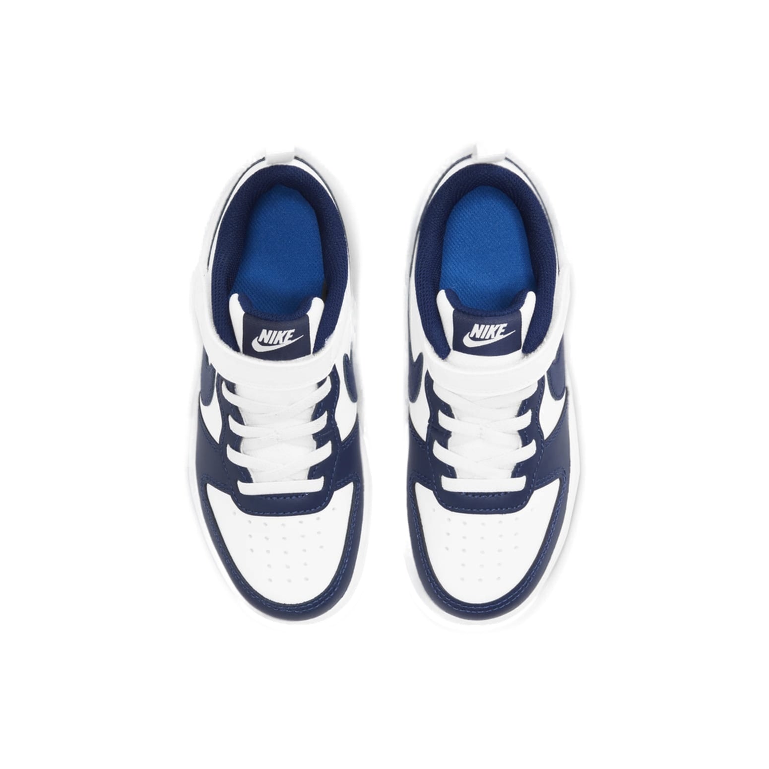 (PS) Nike Court Borough Low 2 'White Signal Blue' BQ5451-107