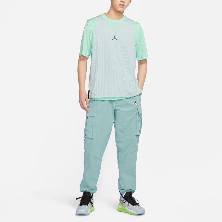 Air Jordan Dri-FIT Sport Logo Sports Breathable Quick Dry Short Sleeve Mint Green DM1832-379
