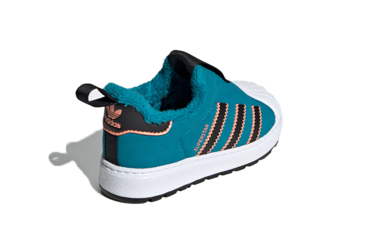 (TD) adidas originals Superstar 360 Winter 'Blue White Black' EE6418