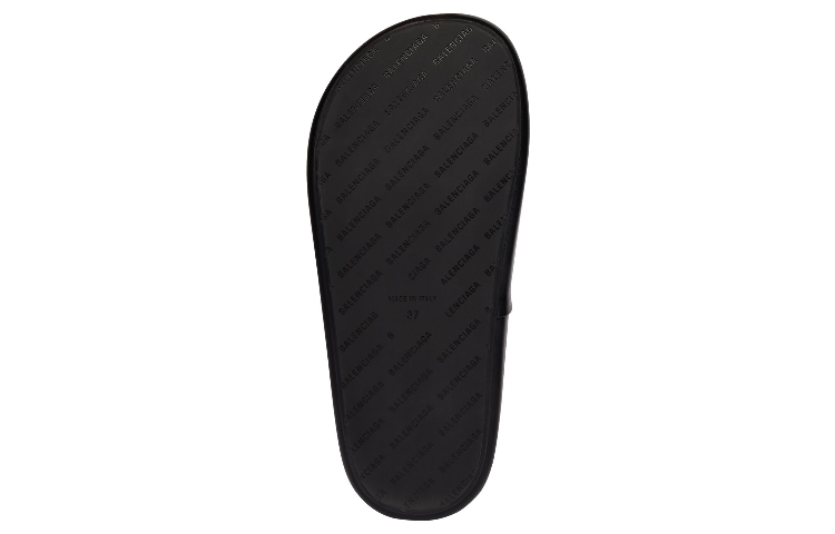 (WMNS) Balenciaga Rise Thong Sandals 'Black' 693549WBDA11090