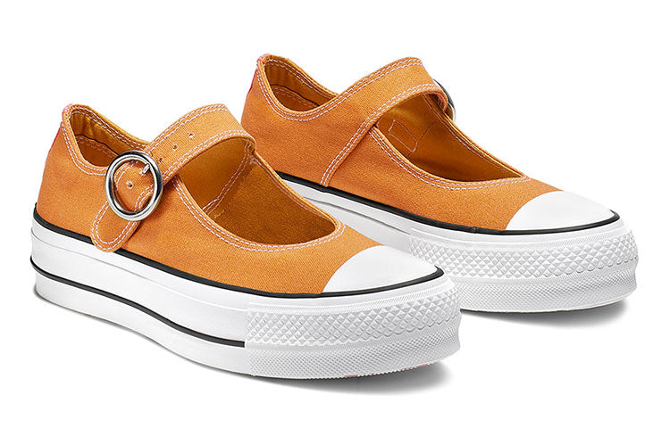 (WMNS) Converse Chuck Taylor All Star Mary Jane Low Top 'Orange White' 564317C
