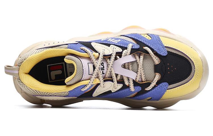 (WMNS) FILA ET Fashion Shoes 'Beige Bue Yellow' F12W312120FTB