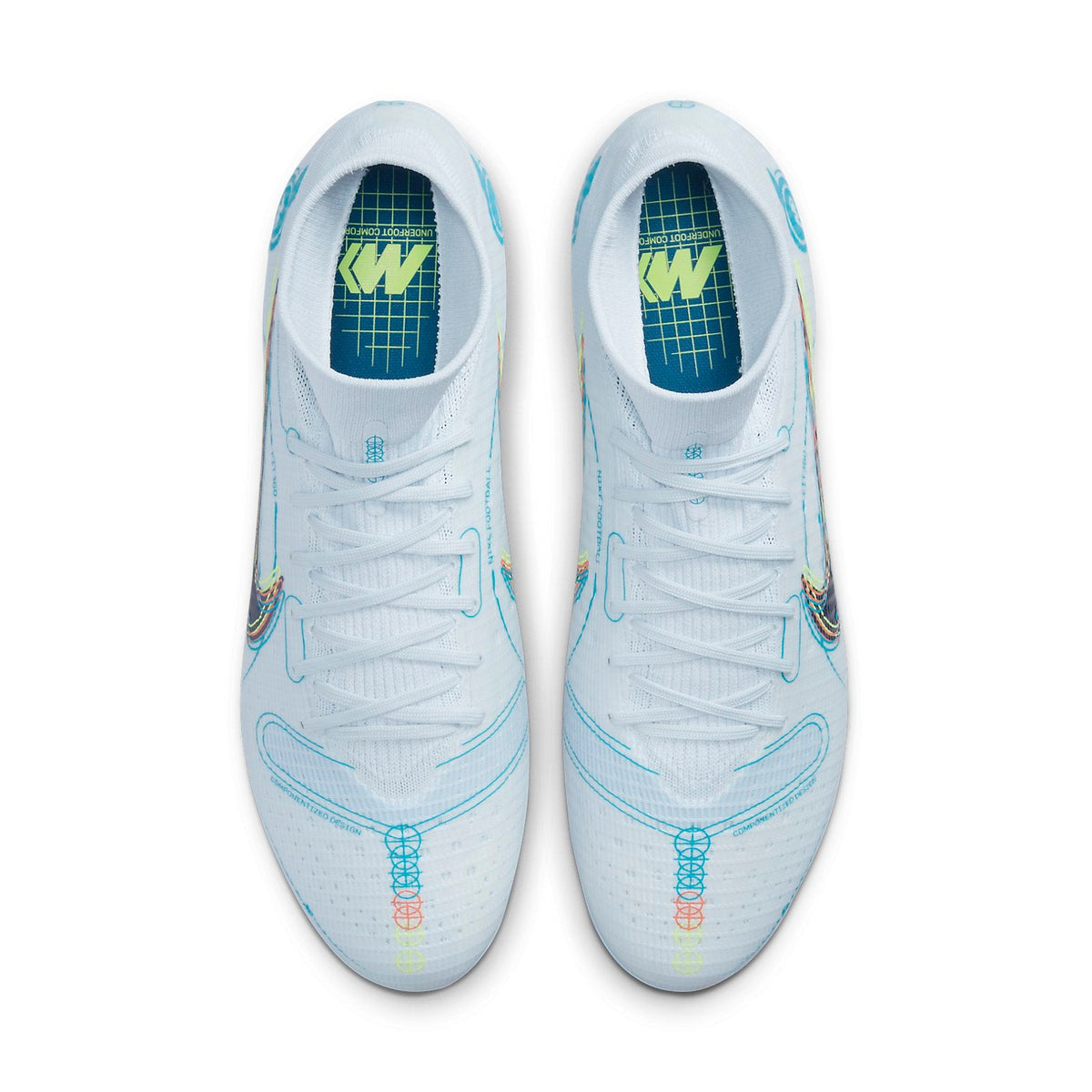 Nike Mercurial Superfly 8 Pro FG 'Grey Light Marine' DJ2848-054