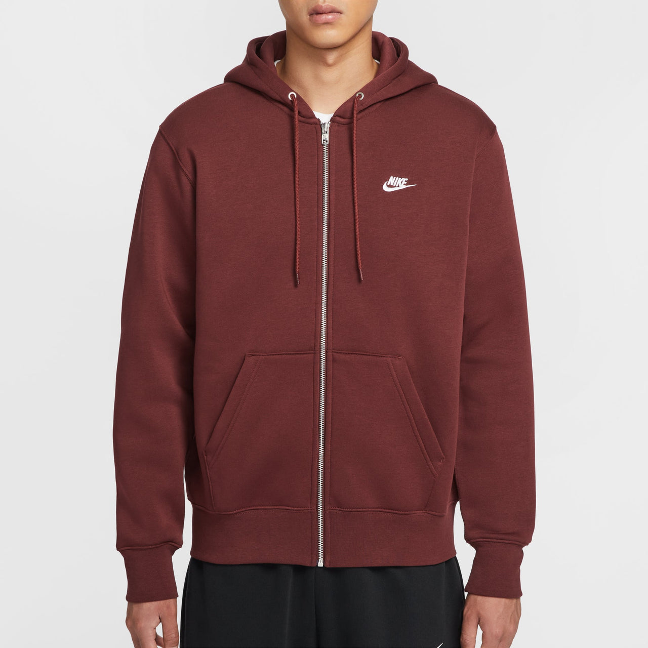 Nike Club Fleece Hoodie 'Deep Team Red' FN3862-619