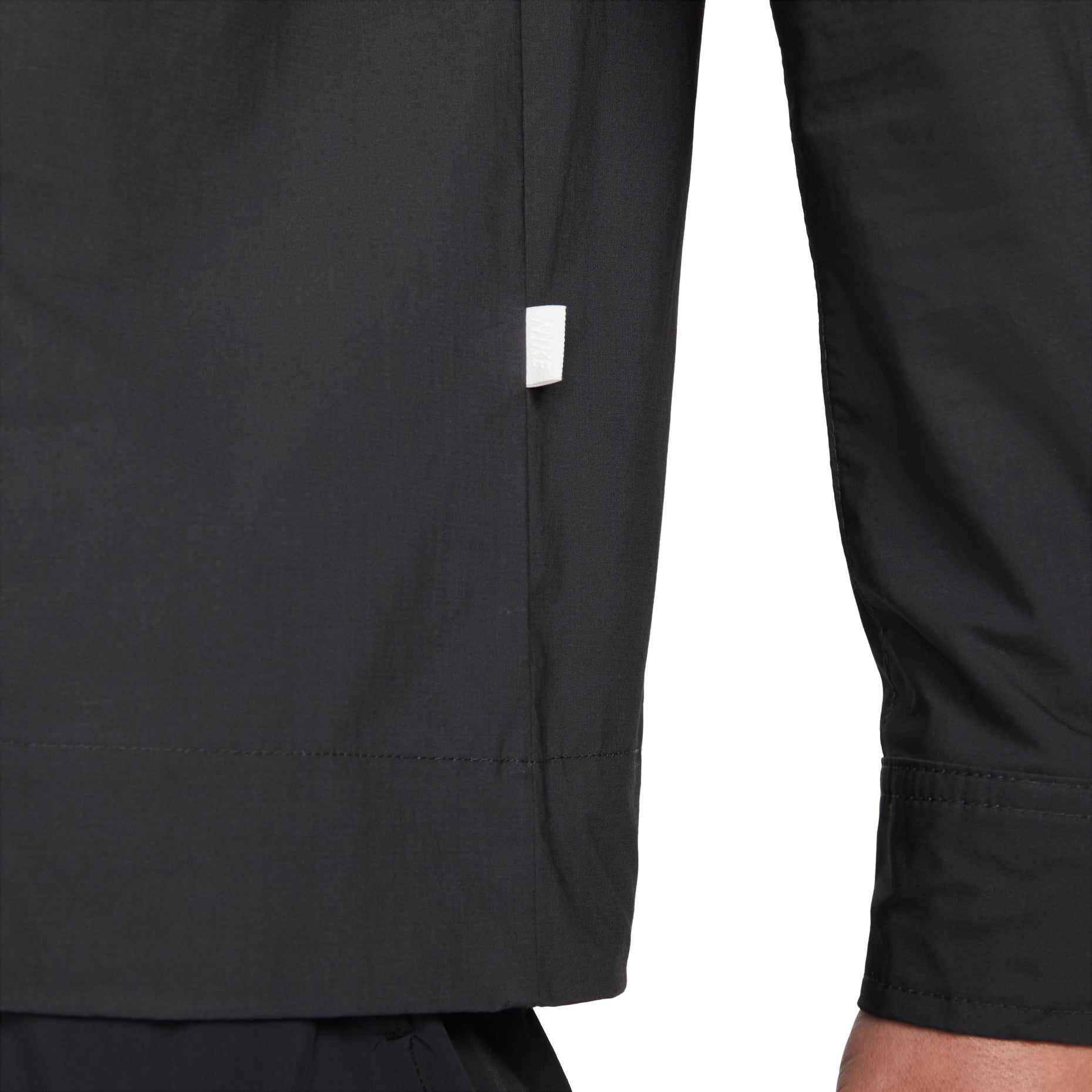 Nike Sportswear Style Essentials Woven Button-Up Top 'Black' DM6640-045