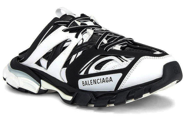 Balenciaga Track Mules 'White Black' 653814W3DA49019