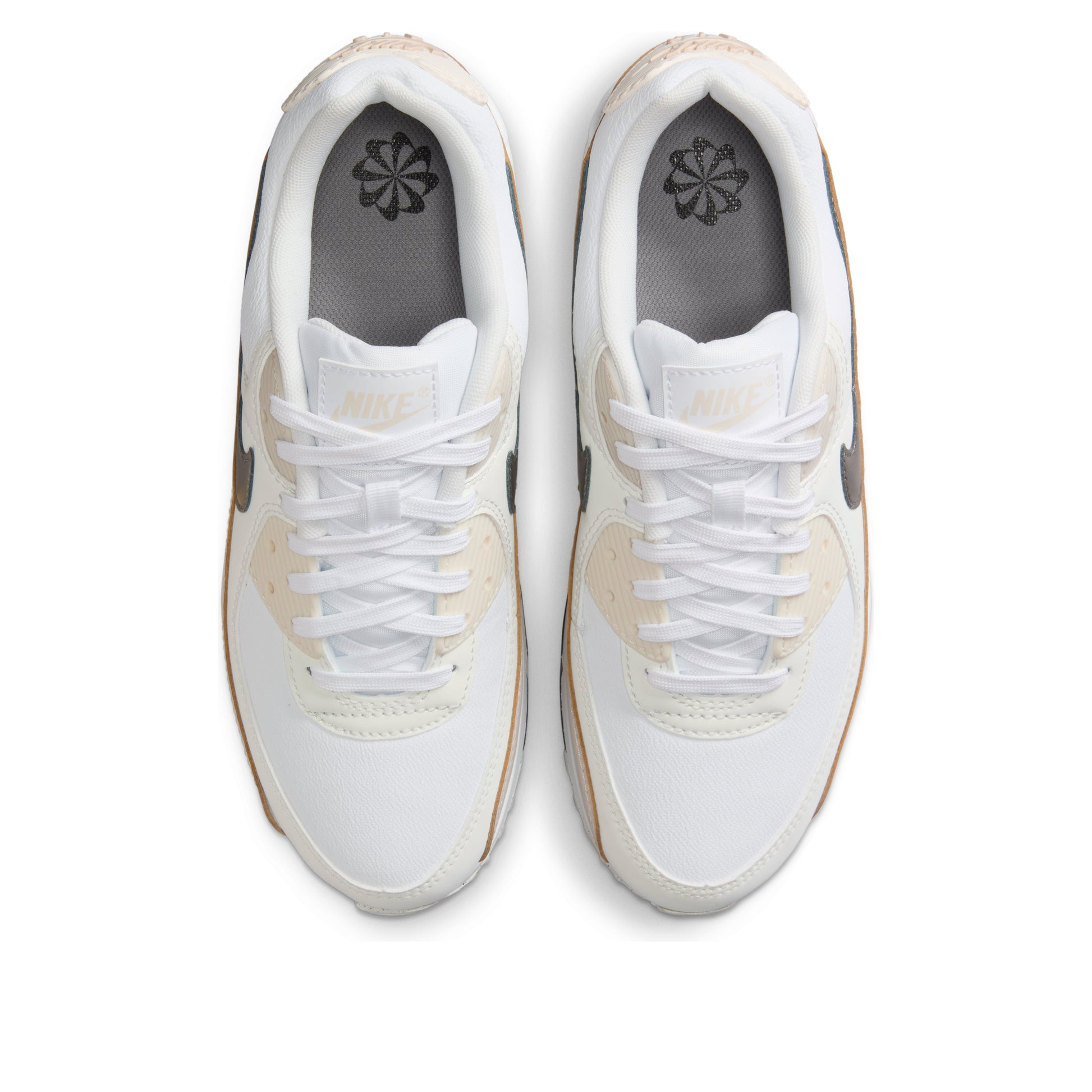 (WMNS) Nike Air Max 90 'White Light Orewood Brown' HM8128-101