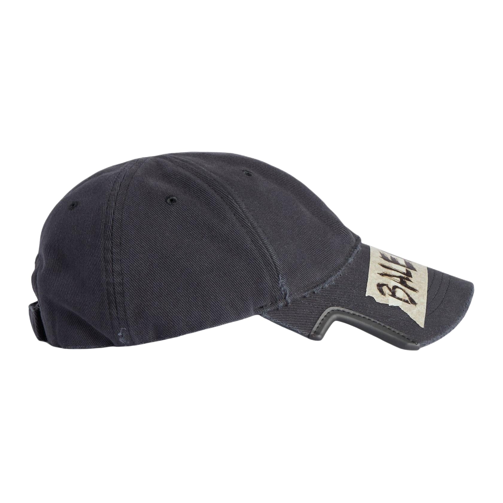 Balenciaga Masking Tape Cap 'Faded Black' 858087410B21041