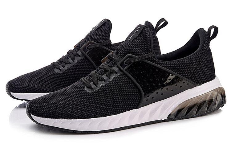 (WMNS) Li-Ning Gel Rocker Sneakers 'Black White' AGCN043-2