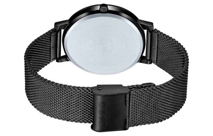 CASIO Male DRESS Japan / South Korea Fashion Waterproof Mens Black Analog MTP-B100MB-1EVDF