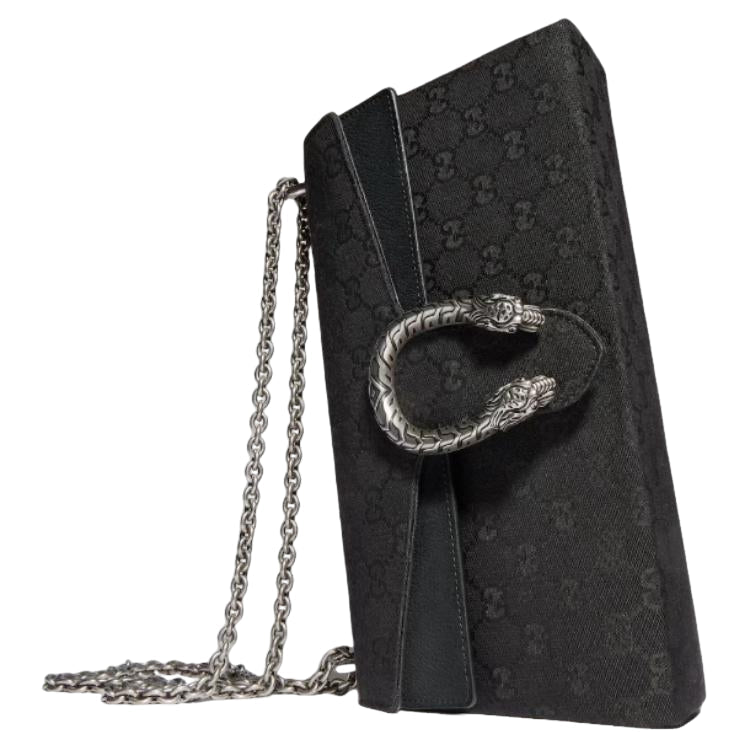 (WMNS) Gucci Dionysus Medium Shoulder Bag 'Black' 874735-FAF7P-1000