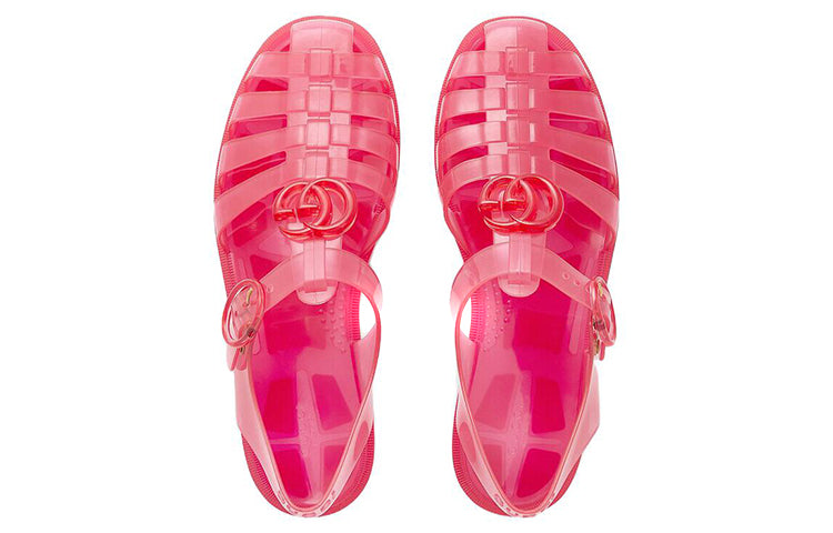 (WMNS) Gucci GG Fisherman Sandal 'Deep Coral' 676970-JFM00-6656