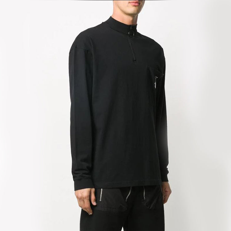 Off-White Logo Printing Long Sleeves Sports Black OMAB031F20FAB0021001