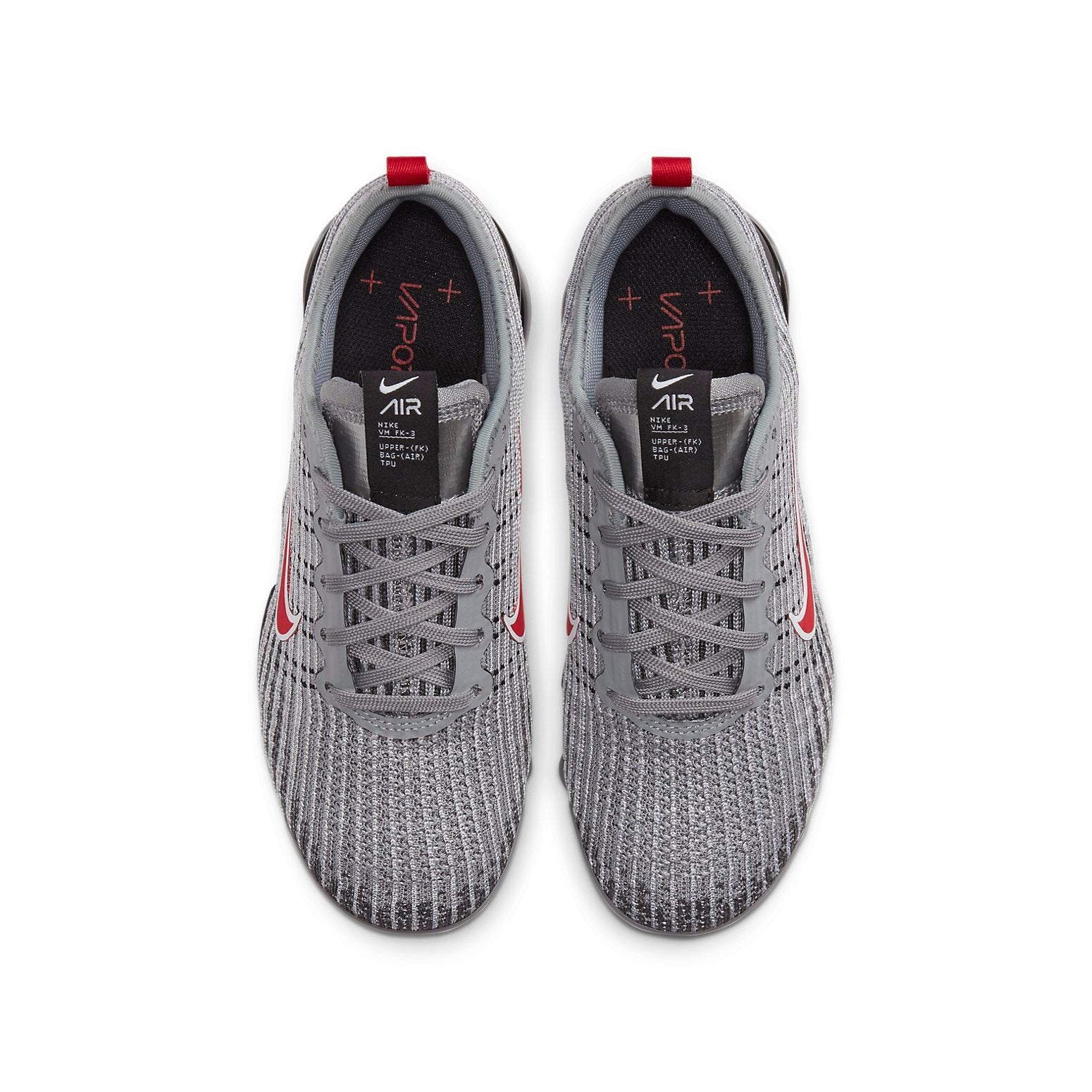 (GS) Nike Air VaporMax Flyknit 3 'Particle Grey University Red' BQ5238-006