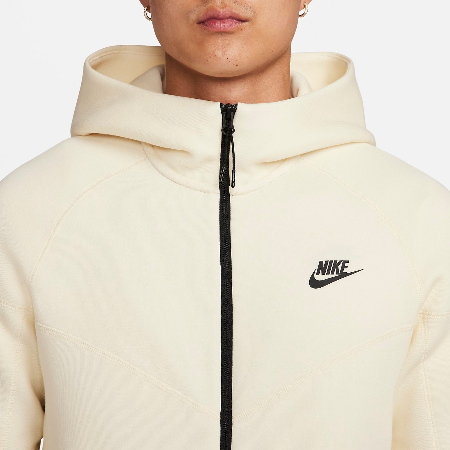 Nike Sportswear Tech Fleece Hooded Jackets Asia Sizing 'Coconut' FB7922-113