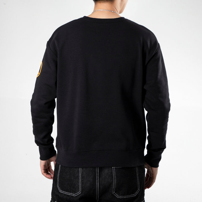 Air Jordan Basketball Print Digital Crewneck Pullover Fleece Sweatshirt For Men Black DD3877-010
