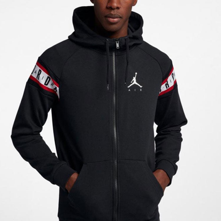Air Jordan Sports Hooded Jacket Men Black CU2775-010