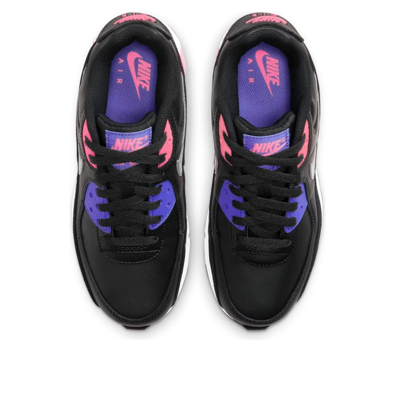 (GS) Nike Air Max 90 Leather 'Black Sunset Pulse' CD6864-011