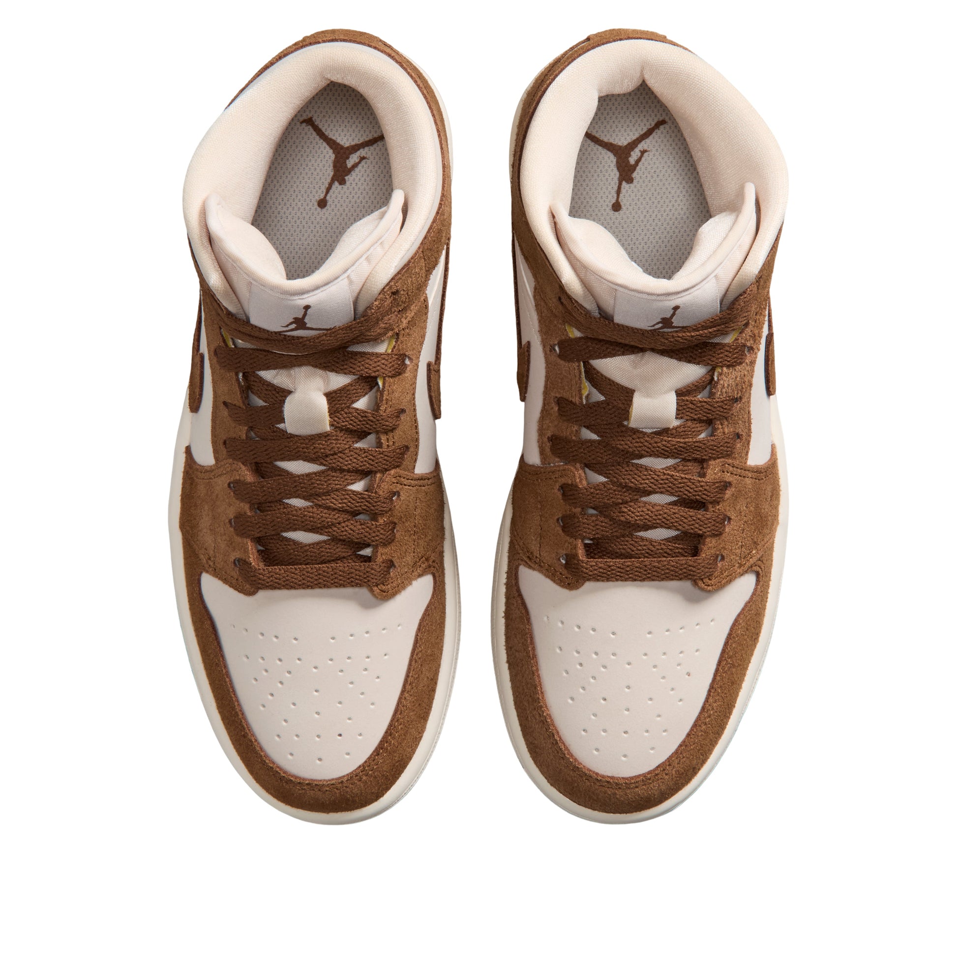 (WMNS) Air Jordan 1 Mid 'Light British Tan Choke' BQ6472-203