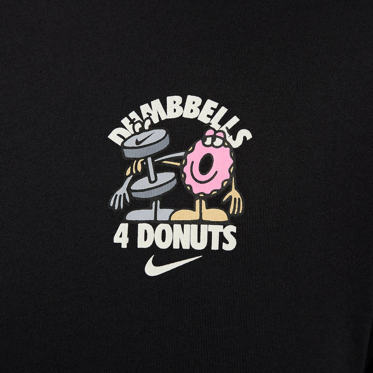 NIKE DRI-FIT Dumbbell Donut Short Sleeve 'Black' FD0139-010