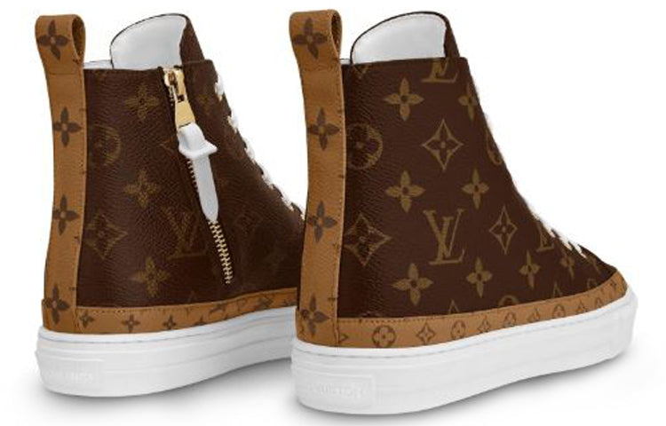 (WMNS) LOUIS VUITTON LV Stellar Monogram High-top Sport Shoes Multi 1A65UU