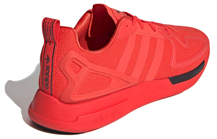 adidas ZX 2K Flux Shoes 'Hi-Res Red Black' FV8478