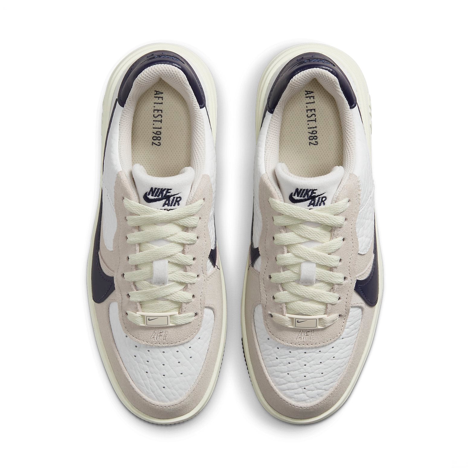 (WMNS) Nike Air Force 1 Low PLT.AF.ORM 'Summit White Navy' FB8481-100