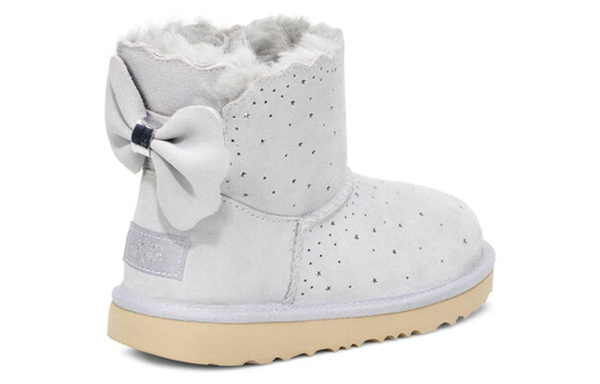 UGG Mini Bailey Bow II Starry Lite 'Grey White' 1107150K-GRV