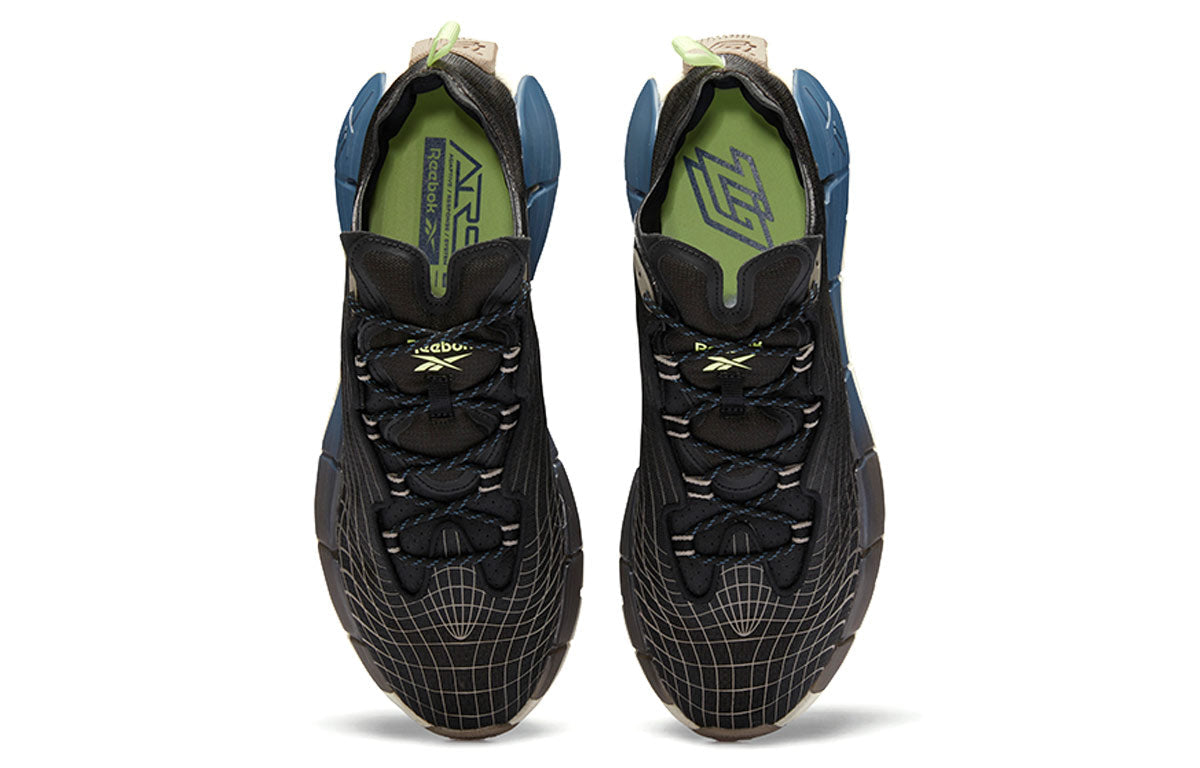 Reebok Zig Kinetica II Shoes Black/Blue/White FX0334