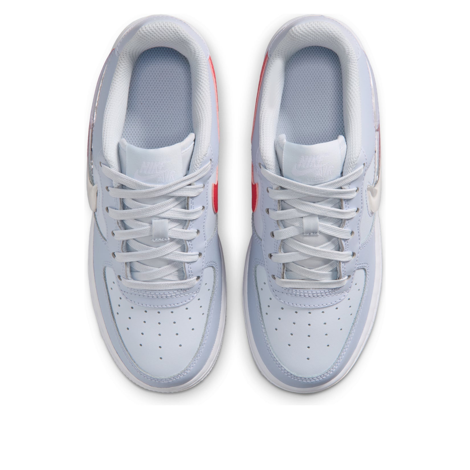 (GS) Nike Air Force 1 'Football Grey Ghost Tropical Pink' IR0595-001