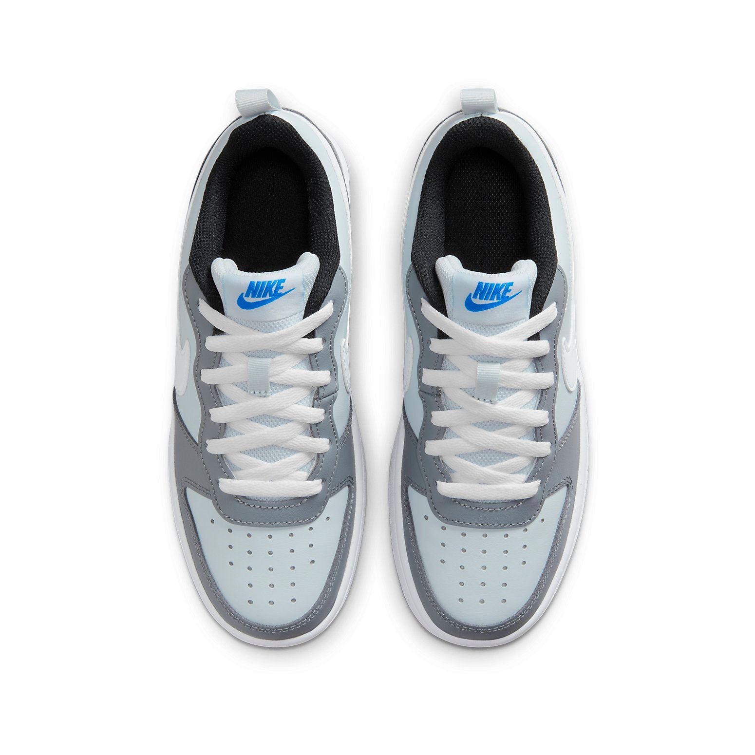 (GS) Nike Court Borough Low 2 SE 'Pure Platinum Photo Blue' BQ5448-019