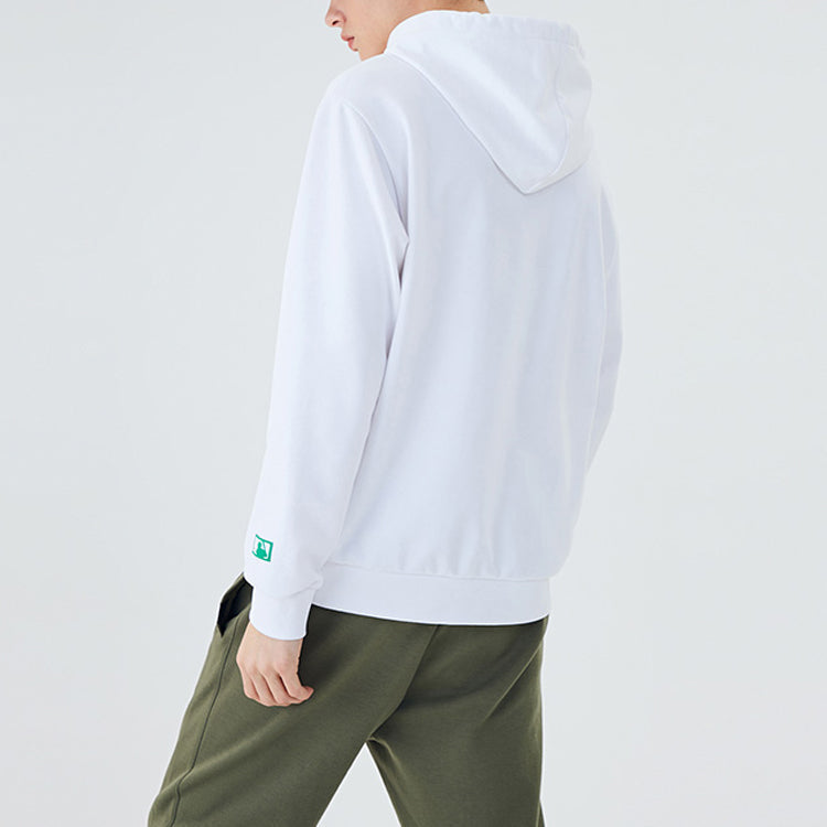 MLB Los Angeles Dodgers hooded Basic Small Label Embroidered Long Sleeves Unisex White 31HD02011-07W