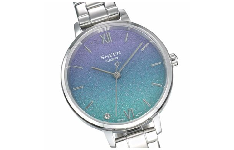 (WMNS) CASIO Analog 'Gradient Blue' SHE-4548D-2A