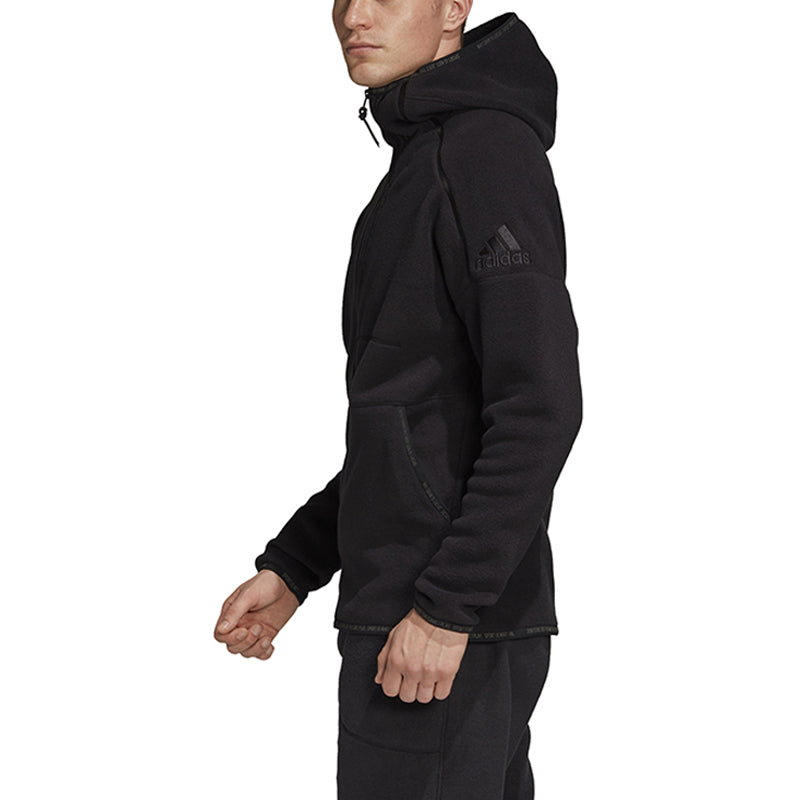 adidas M Zne Hd P Fl Sports Hooded Jacket Black DX7646