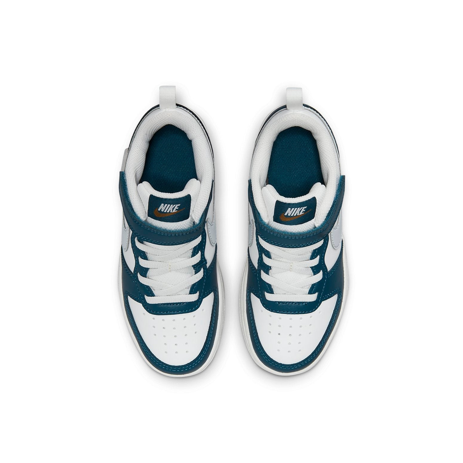 (GS) Nike Court Borough Low 2 'White Valerian Blue' BQ5451-121