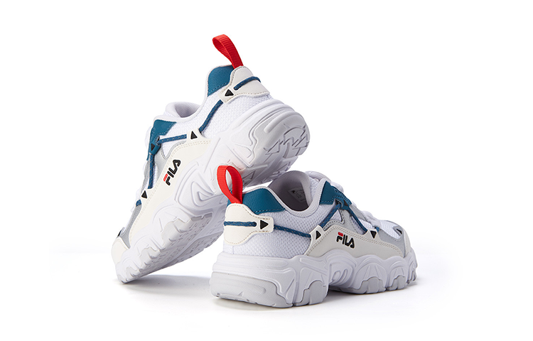 (GS) FILA Fluid Sneakers 'White Grey Teal' K15B211113FWS