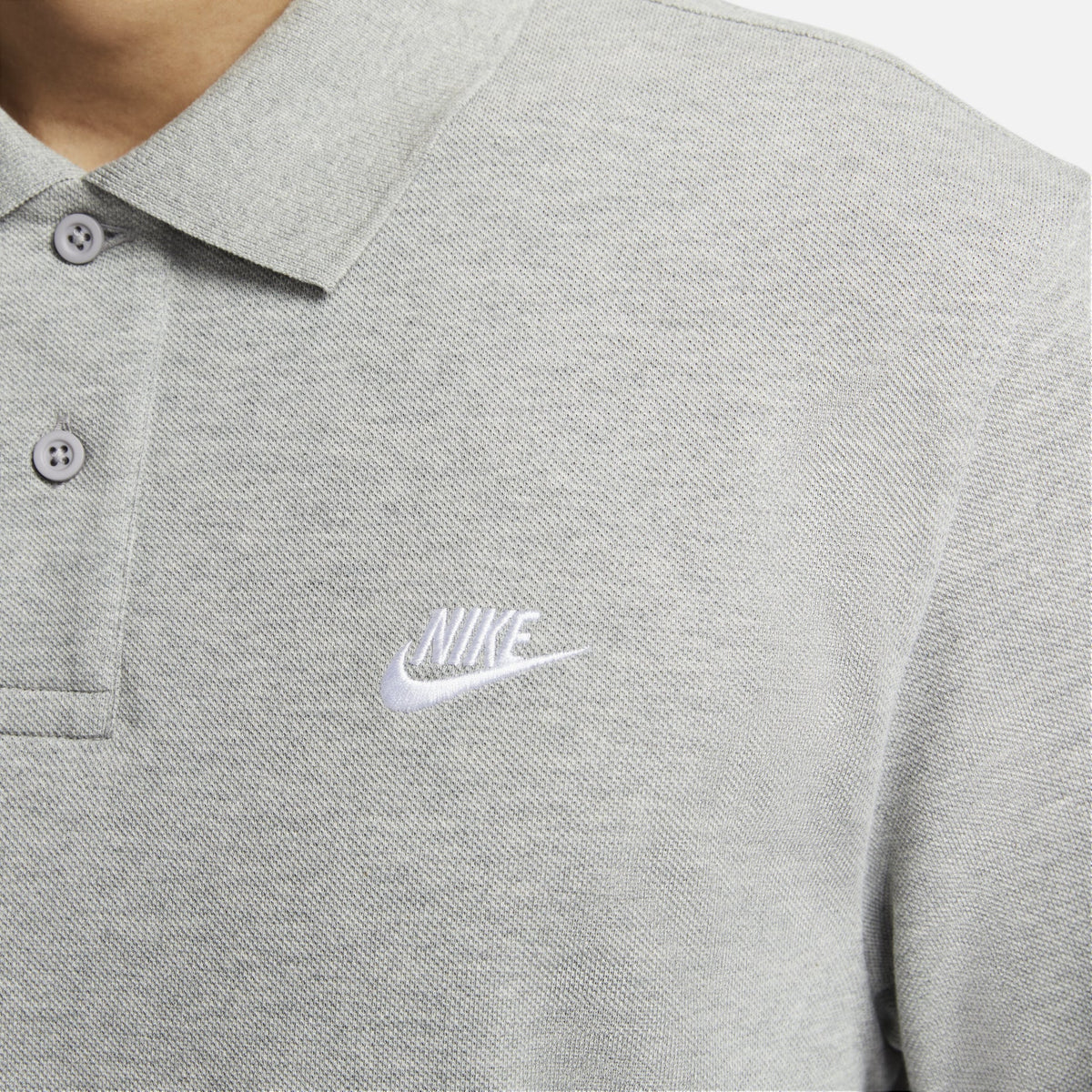 Nike Club Polo Shirts Asia Sizing 'Grey' FN3895-063