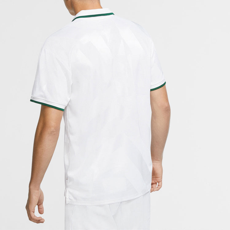 Nike Court Breathe Slam Tennis Polo Shirt 'White' CK9796-100