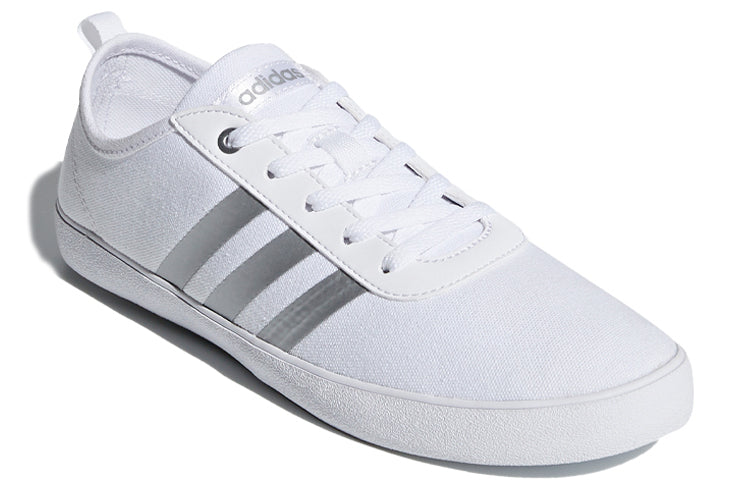 (WMNS) adidas neo Qt Vulc 2.0 'White Silver' DB0153