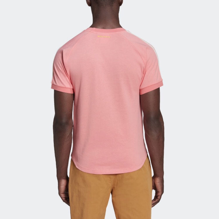 adidas x Wales Bonner T-Shirt 'Pink Yellow' HL8746