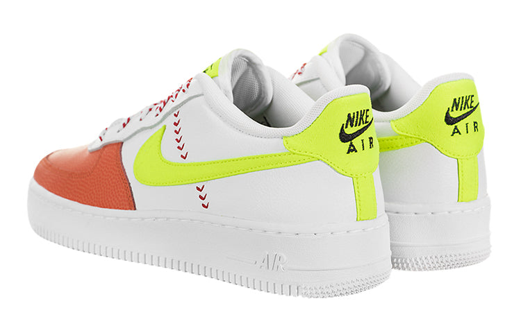 (GS) Nike Air Force 1 Low LV8 SPRB 'White Volt Orange' BQ6978-100