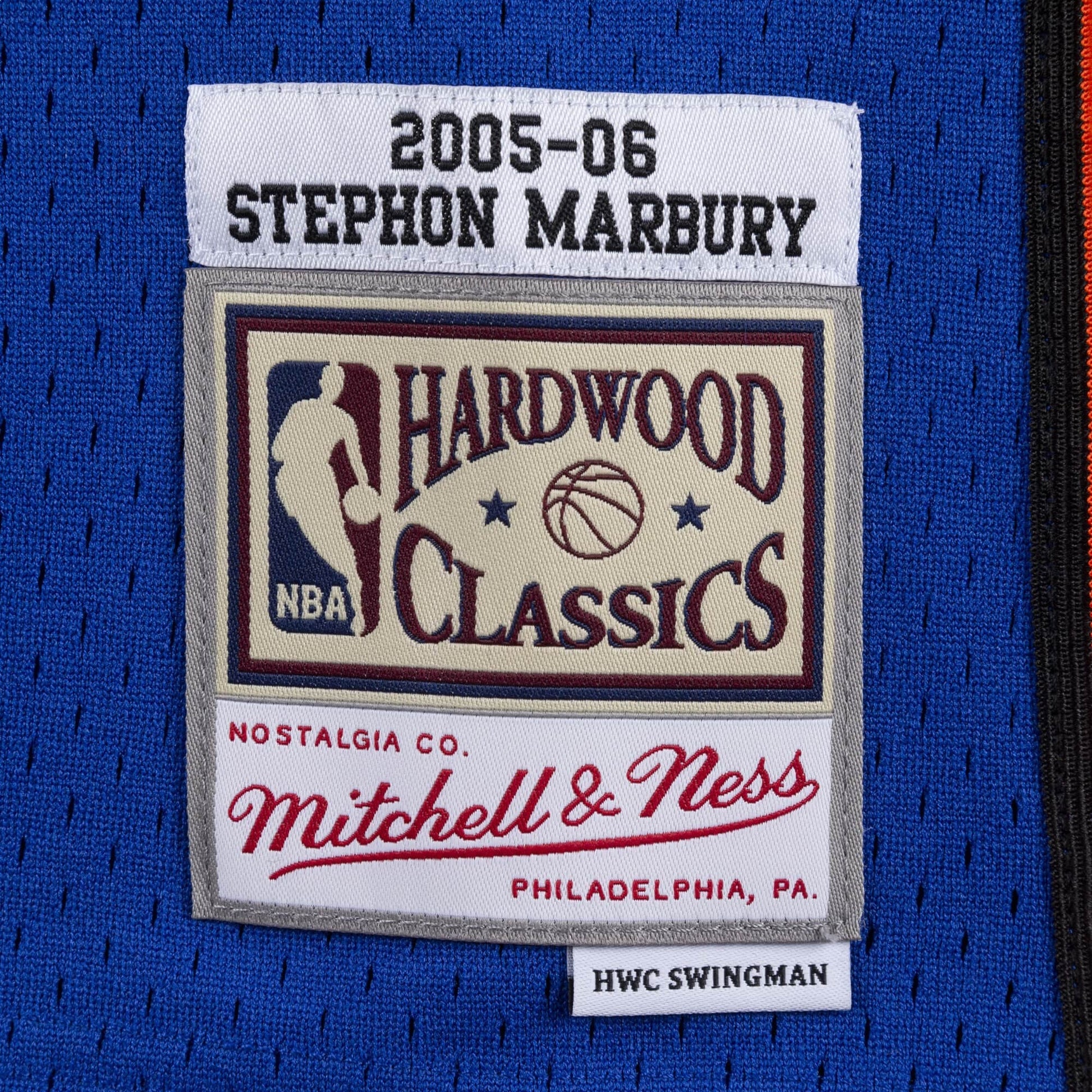 Mitchell & Ness x NBA New York Knicks 2005-06 Swingman Jersey 'Stephon Marbury 3' SMJYGS18443-NYKROYA05SMB